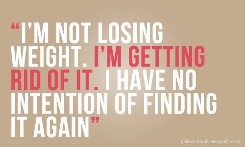 Lose Weight - Not Find it.