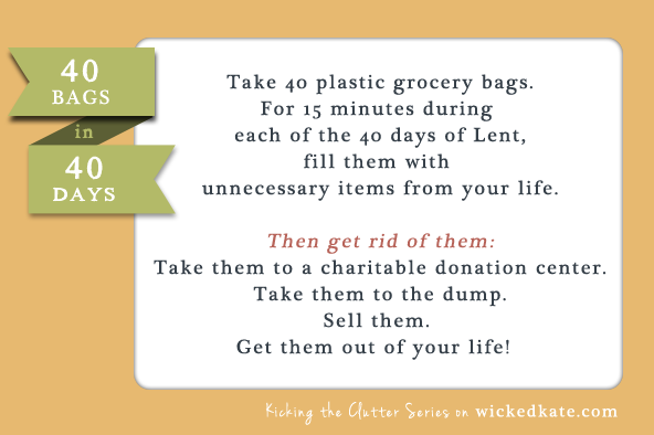 40 bags in 40 days for Lent