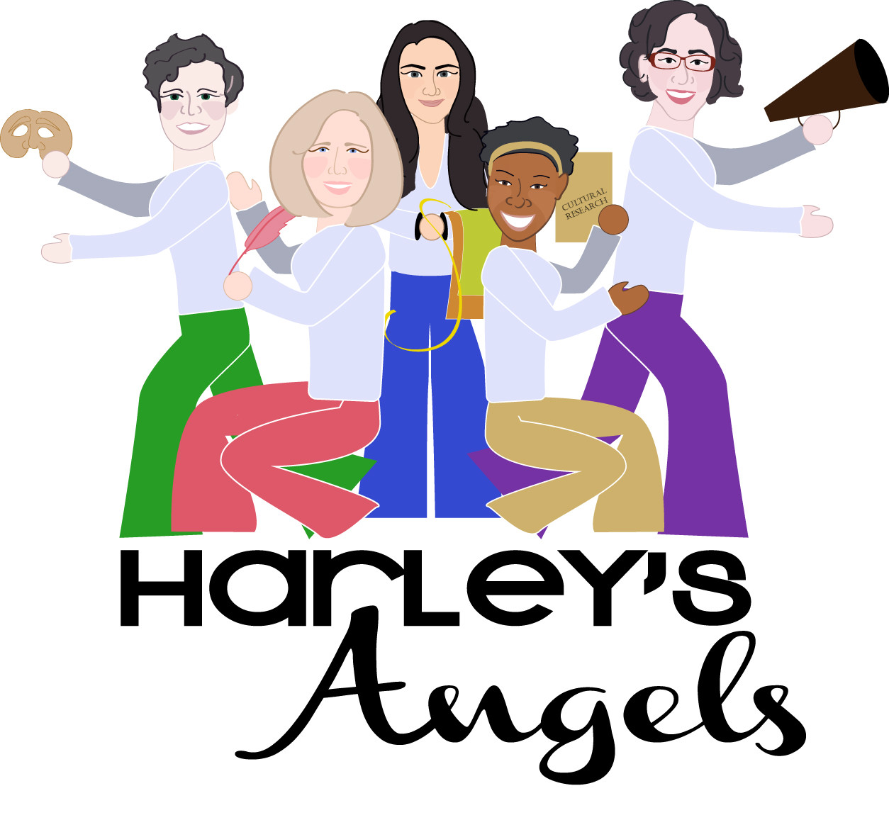 Harley's Angels graphic created by PageLauncher